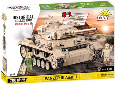 Produktbild von COBI-2562 - Panzer III Ausf. J, Modell, 780 Teile, ab 9 Jahren