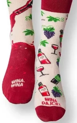 Zdjęcie produktu dla Skarpety wino 36-40 - Nadwyraz.com