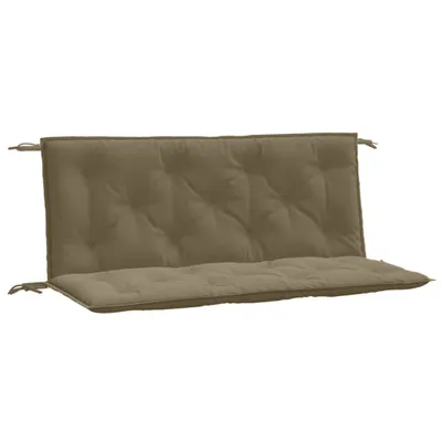 Produktbild von Gartenbank-Auflagen 2 Stk. Melange Taupe 120x50x7 cm Stoff