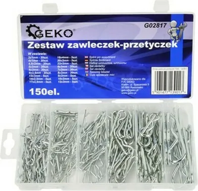 Immagine prodotto di GEKO Set di coppiglie a molla 150 pezzi G02817