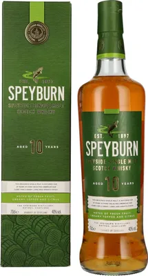 Image de Speyburn 10 Years Old Speyside Single Malt Scotch Whisky 40% Vol. 0,7l en boîte cadeau