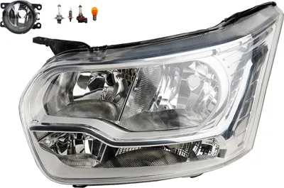 Produktbild von Scheinwerfer passend für Ford Transit 13 08/13- H7 H15 H1 L + Nebel+Leuchtmittel 1877021 1815688 1817483 1819822 1830353 1872345 BK3113D153BF 8 Johns