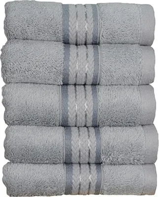 Produktbild von A&R 405.50 | Natural Bamboo Guest Towel - Gästetuch - 40 x 60 cm - Farbe: Light Grey - Größe: 40 x 60 cm