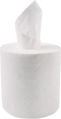 Image de HygoClean 30412 Papierhandtuchrollen 2-lagig weiß Zellulose Innenabwicklung 20 cm x 1125 m 450 Blatt/Rolle