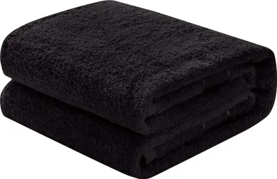Produktbild von Waschhandschuh, Gästetuch, Handtuch, Duschtuch, Badetuch, Saunatuch aus Frottee, Größe:Waschhandschuh 15x21cm, Farbe:Schwarz