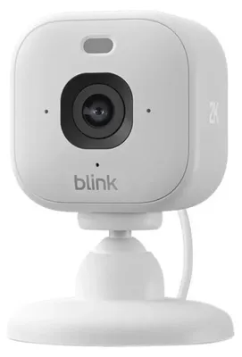 Produktbild von Blink Mini 2K+, IP-Sicherheitskamera, Drinnen, Kabellos, Tisch/Bank, Weiß, Cube