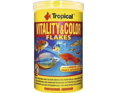 Produktbild von Flockenfutter Tropical Vitality & Color Flakes 1 l