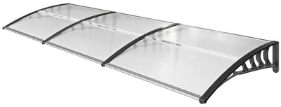 Produktbild von Outsunny Vordach für Haustür Überdachung 90x295cm Pultbogenvordach mit UV-Schutz