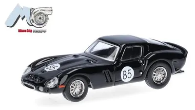 Produktbild von Herpa 87MC000061 - 1:87 MicroCity: Ferrari 250 GTO 85, schwarz - Neu
