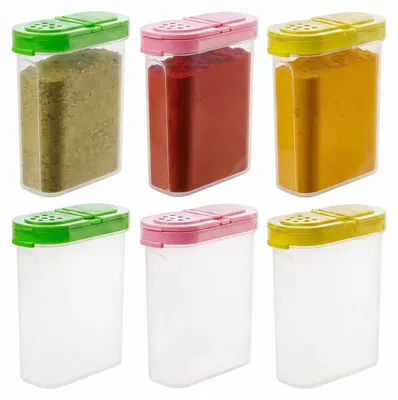 Immagine prodotto di Set di 6 contenitori per erbe aromatiche, ideali per una conservazione pratica