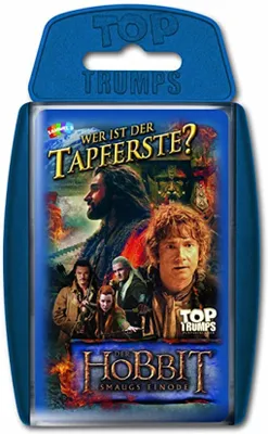 Produktbild von Top Trumps Der Hobbit - Smaugs Einöde Kartenspiel Karten Spiel Film 2 Quartett Deutsch
