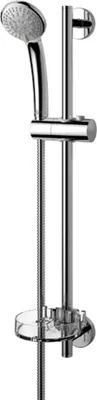 Image de Ideal Standard Idealrain - Ensemble de douche 80, 3 jets, barre et flexible, chromé B9503AA