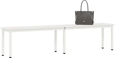 Image de SYFAX™ Banc Blanc 200 x 35 x 45 cm Pin massif