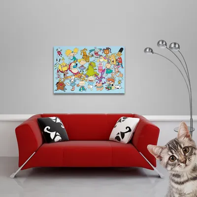 Immagine prodotto di Nickelodeon - Poster - Personaggi + 1 Ü-Poster dimensioni 61x91,5cm
