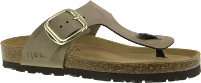 Produktbild von Supersoft FJORT Damen pflanzlich gegerbte weiche Leder Zehentrenner EUR 39