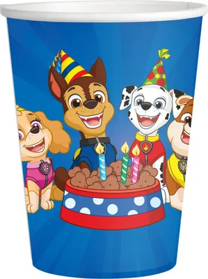 Produktbild von Pappbecher für Kinder – Paw Patrol – 8 Stück – 250 ml