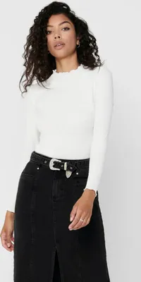 Produktbild von ONLY 15180040, Top (Kleidung), Erwachsener, Weiblich, Weiß, White / Egret, S