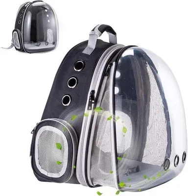 Produktbild von Famanu Faltbarer Rucksack für Katzen und Hunde - Atmungsaktiv und Sicher für Reisen und Ausflüge