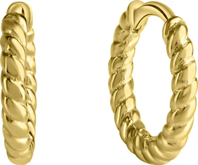 Produktbild von Celesta Silber Ohrringe 925/- Sterling Silber 1,2cm gelb ohne 428210046