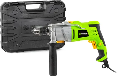 Obrázek produktu pro FIELDMANN FDV 201205-E Elektrická příklepová vrtačka s 2 rychlostmi, Měděný motor, Velikost sklíčidla 13 mm, Rychlost bez zatížení 0–1 100 ot./min, 0–3 000 ot./min.