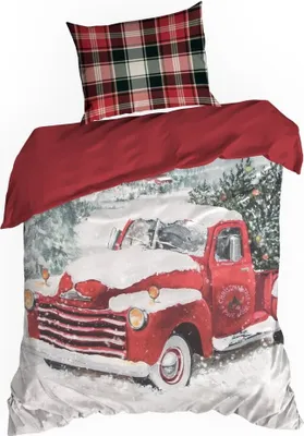 Productafbeelding van Eurofirany beddengoed VINTI, 140x200 cm, kerstbeddengoedset, katoen