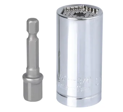 Produktbild von Universal Steckschlüssel 1/4-3/4' 7-19mm Adapter Bohrer Multischlüssel 4296