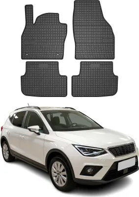 Produktbild von OMAC Gummi Fußmatten für Seat Arona 2017-2025 Automatten Gummi Schwarz 4tlg