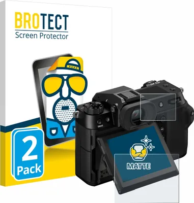 Produktbild von 2x BROTECT Schutzfolie für Fujifilm GFX100S II (Display + Schulterdisplay) Displayschutz Displayschutzfolie Folie Matt Entspiegelungsfolie