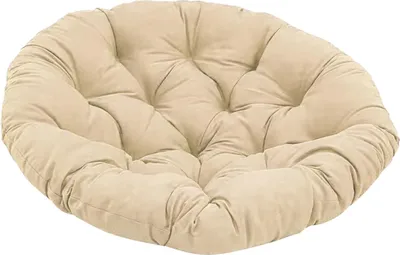 Produktbild von Runder Sitzkissen 20 Zoll, Khaki, Waschbar, Für Papasan-Stühle, Ei-Stühle Und Schaukelstühle