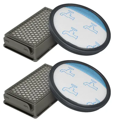 2 HEPA-Filter + 2 Schaumstofffilter für Staubsauger, kompatibel mit ZR005901