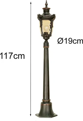 Produktbild von Wegbeleuchtung Vintage Lampen Gartenbeleuchtung, Laternen für draußen wetterfest