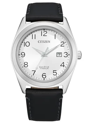 Produktbild von Citizen AW1640-16A Eco-Drive Herrenuhr Titan Silberfarben / Schwarz