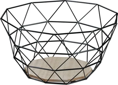Produktbild von relaxdays Obstkorb Gitter Design