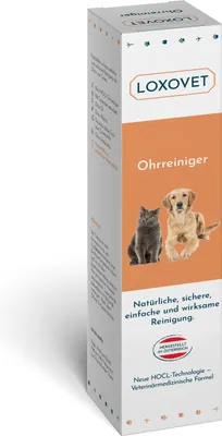 Produktbild von Loxovet Ohrenreiniger 100 ml - für die Reinigung und Pflege der Ohrenpartie von Hunden & Katzen