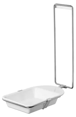 Image de 1 bac d'égouttage pour distributeur de savon, bac d'égouttage avec support pour distributeur de désinfectant de 1 000 ml, bac d'égouttage blanc pour distributeur de savon mural, protection anti-fuites pour distributeur de désinfectant