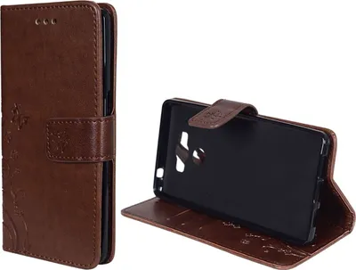 Produktbild von Schutz Hülle Blumen für Handy Elephone P9000 Coffee