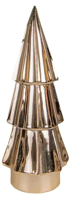 Obrázok produktu pre Clayre & Eef Vianočný stromček 16 cm porcelán zlatej farby