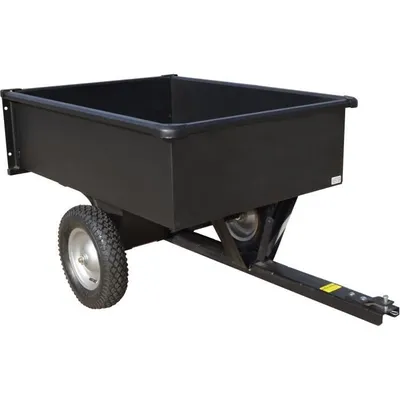 Image de Remorque Jardin Benne Soudée Benne Soudée Robuste, Capacité 226kg - Générique