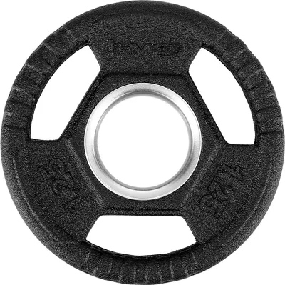 Produktbild von Talerz olimpijski ogumowany czarny 1.25 kg HMS