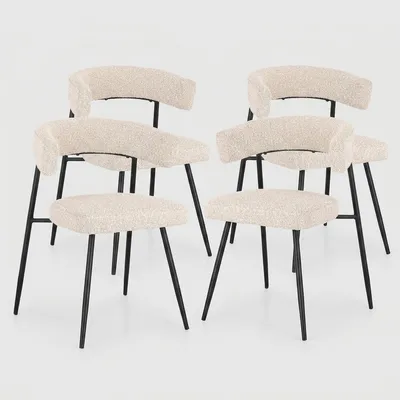 Produktbild von 4 moderne Küchenstühle Amaia YES - Wollweiß
