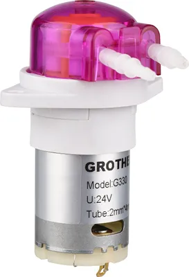 Obrázek produktu pro GROTHEN peristaltické čerpadlo dávkovací čerpadlo mini čerpadlo kapalina samonasávací vodní čerpadlo silikonové trubice pro akvárium laboratorní chemické analýzy 24V 2mm ID x 4mm OD