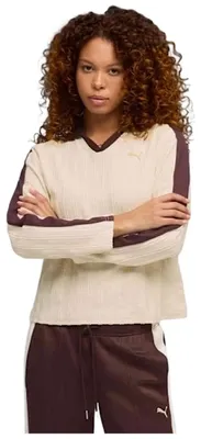 Immagine prodotto di Polo Puma Polo Mujer Puma T7 Relaxed  " Alpine Snow-Chocolate Brown" da Donna