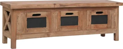 Produktbild von TV-Schrank mit 3 Schubladen 120×30×40 cm Massivholz Mahagoni