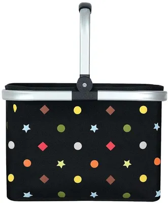 Image de Sac pliable Unyqoos® pour courses et pique-niques, 30 litres – 40x27x28 cm, capacité de charge de 15 kg, tissu Oxford 300D (revêtement PVC), poignées renforcées, poche intérieure de 27x18 cm