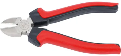 Zdjęcie produktu dla Szczypce boczne tnące - Szczypce do cięcia - 165 mm - Czerwony i czarny - Matowe niklowane
