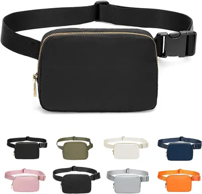 Produktbild von Bauchtasche, leicht, verstellbarer Gurt, schwarz, für Laufen