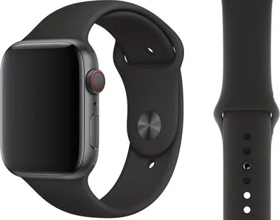 Produktbild von Original Apple Sport Armband S/M 38/40/41mm MTP62ZM/A Black 2. Gen Akzeptabel