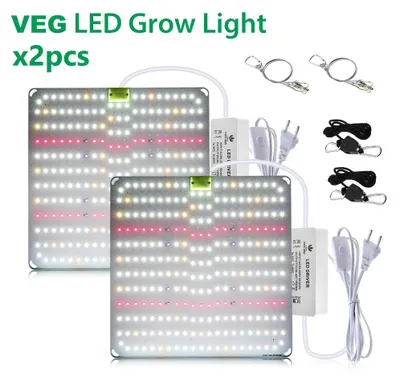 Immagine prodotto di Lampada LED per piante - Grow Light - Spettro completo - SMD2835 - CA 85–265 V - Alloggiamento in alluminio - Per la crescita vegetativa e le talee - VEG