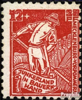 Produktbild von Briefmarken Sowjetische Zone (All.Bes.) 1945 Mi 25a postfrisch Bodenreform