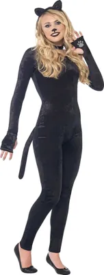 Produktbild von Teenager-Katze-Jumpsuit-Kostüm 13 bis 15 Jahre